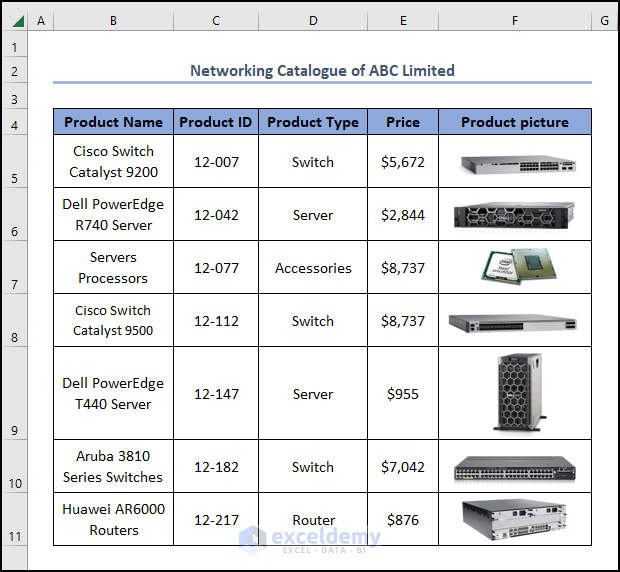 How to Create a Networking Catalogue in Excel (with Easy Steps)