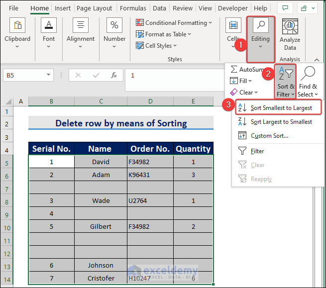Reduce Excel File Size by Sorting