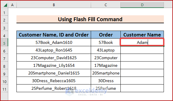 Selecting a Particular Cell to Remove Characters from Left and Right in Excel