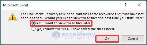 how to save files and  fix excel not responding without losing data