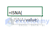 ISNA Function Syntax