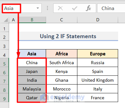 Named Range for Using 2 IF Statements