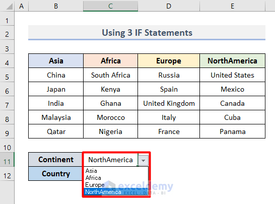 Selecting the first output from Data Validation in Excel