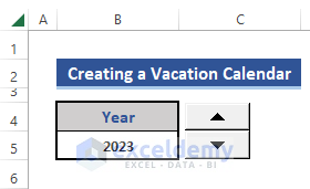 An Excel Spin button