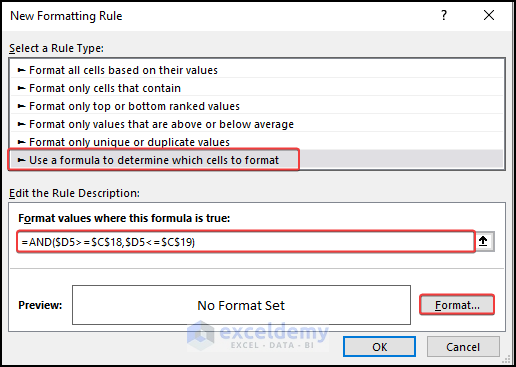 New Formatting Rule to compare dates in excel conditional formatting