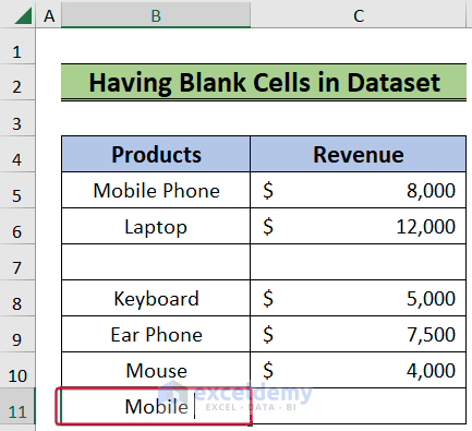 Excel Skipping Autocomplete Suggestion