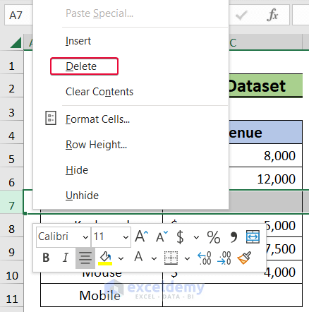 Deleting Blank Excel Cells to Make AutoComplete Work