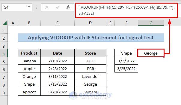 Inserting VLOOKUP and IF Statement for Multiple Dates with AND Condition