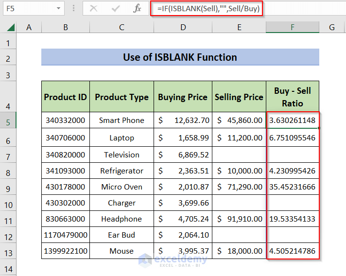 Use of ISBLANK to ignore blank cells in named range in Excel