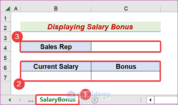 Building the Data Model to Display Salary Bonus