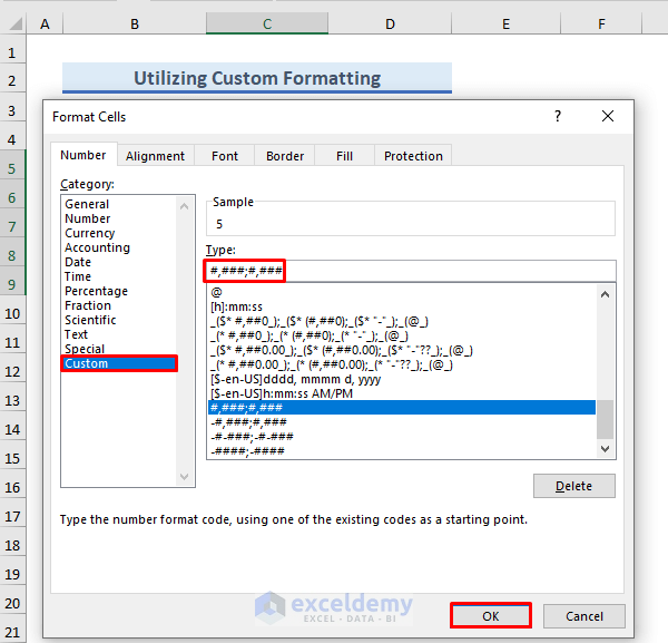 Utilize Custom Formatting to Transform Negative Value to Positive and Vice Versa