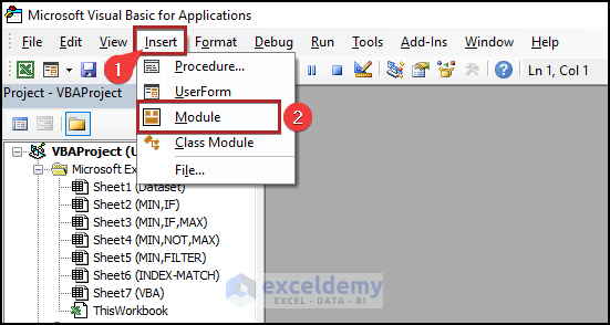 Inserting Module in VB editor in Excel