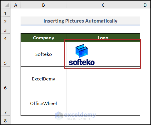 inserting pictures automatically fit to cells size in excel