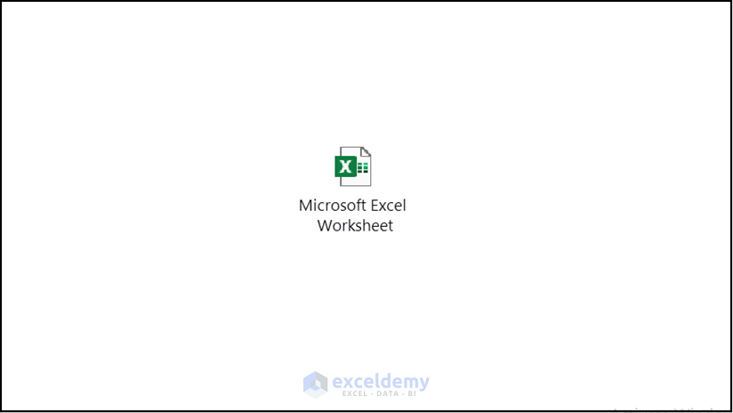 final output image of inserting an Excel file into PowerPoint as an icon