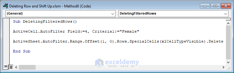 Initiate Autofilter and SpecialCells property of cell in VBA code