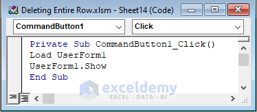 VBA Code to Load UserForm