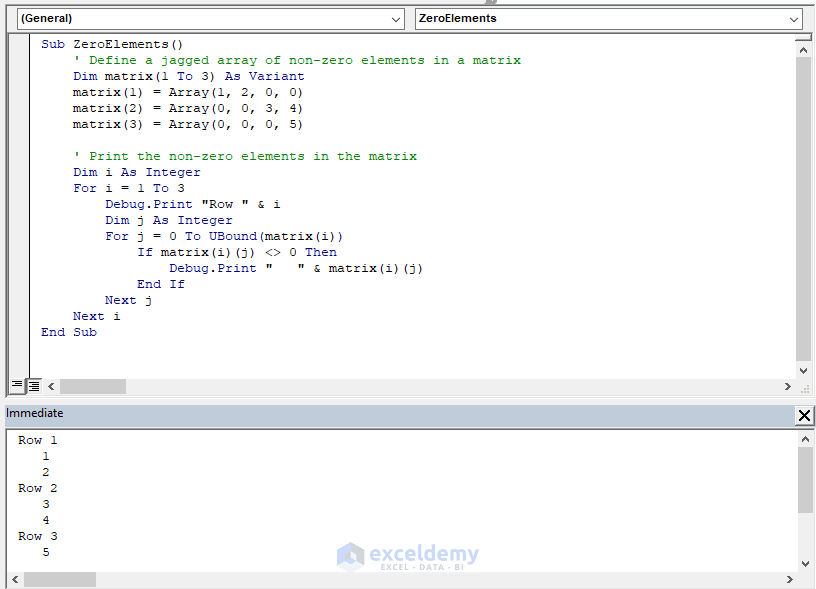 Excel VBA Array of Arrays (3 Examples) - ExcelDemy
