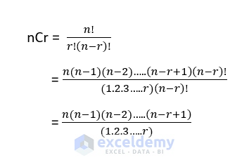 Basic formula for combination