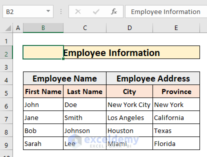 Overview of How to Merge Cell Value in Excel Without Actually Merging Cells