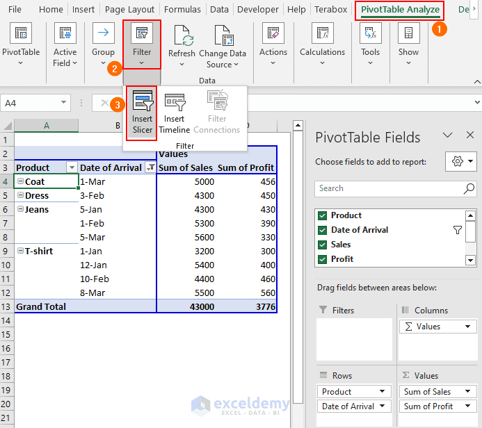 How To Insert Slicer In Excel Pivot Table At Bessie Luce Blog