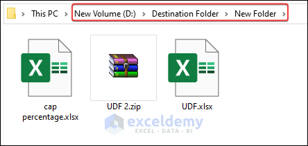 Move files to a new folder using Excel VBA