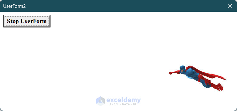 VBA Animation in UserForm (4 Suitable Examples) - ExcelDemy
