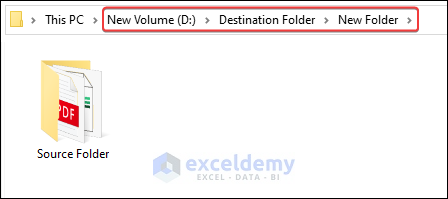 Move folders using Excel VBA
