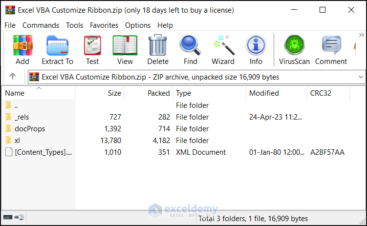 Save Excel File as Zip File