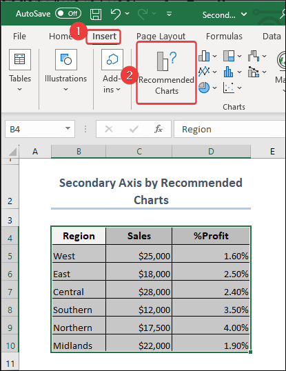 Select Dataset and Choose Recommended Charts