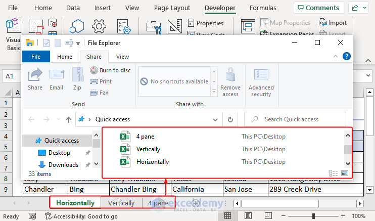 Splitting a Workbook to Separate Excel Files