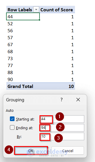 Grouping box