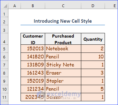 Highlight Text with New Style in Excel