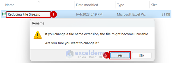 Changing File Name Extension