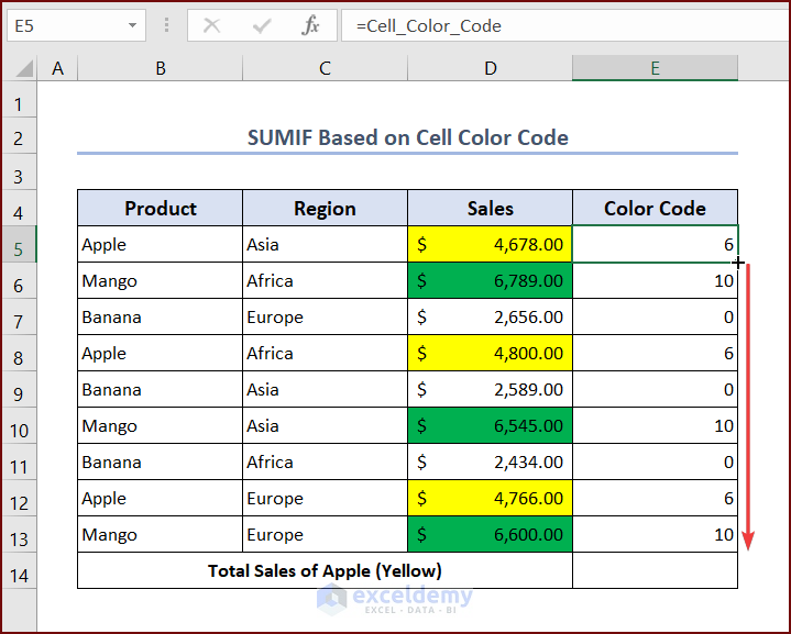 Using Fill Handle to AutoFill Data