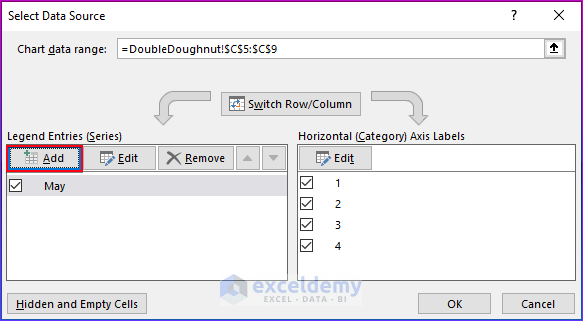 Click Add from the Select Data Source Window