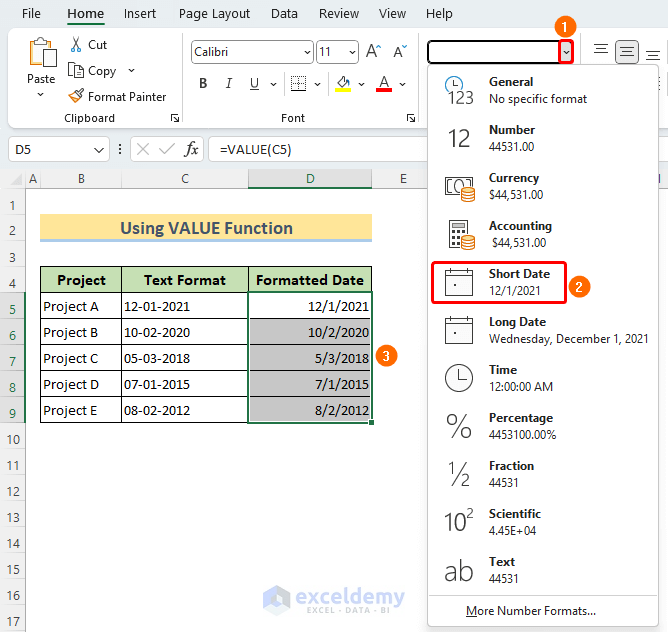 Formatting Values to Date (2)