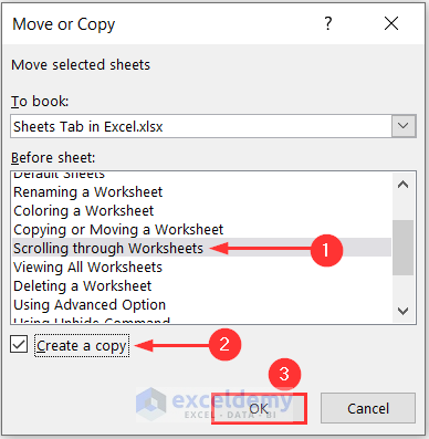 Giving position for copied worksheet