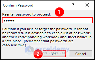 16- re-entering password to proceed