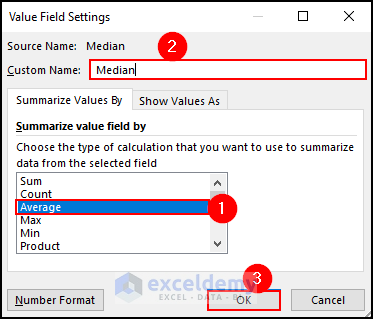 17- editing value field settings dialog box