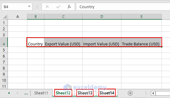 Setting cells of one sheet to multiple sheets