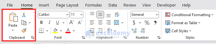 Clipboard in Excel