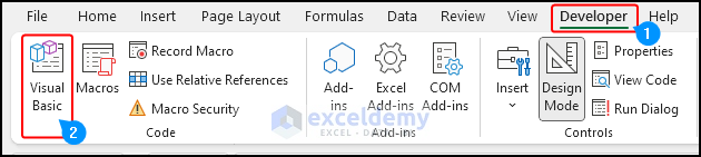 How to open visual basic in excel