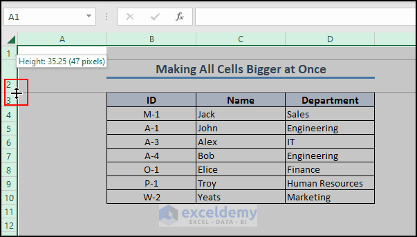 Excel Cell Size Change And Adjust ExcelDemy Excel Cell Size Change And Adjust ExcelDemy