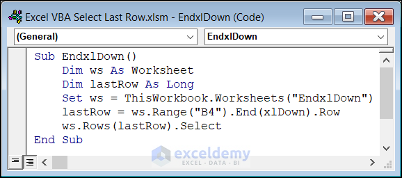 Code with End(xlDown)