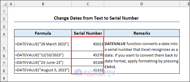 Overview of DATEVALUE function