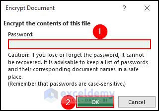 7- deleting password to unprotect a workbook by using Excel’s built-in Info feature