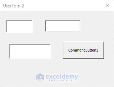 Output of UserForm code