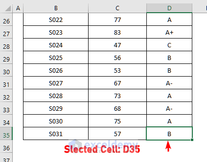 Show active cell on Workbook