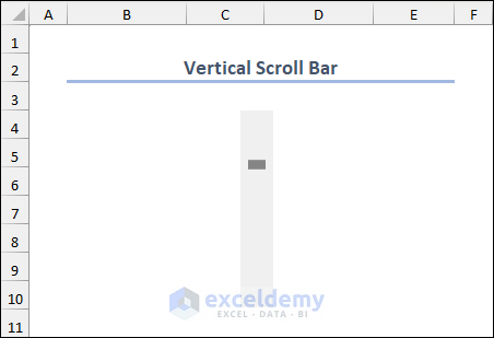 Vertical Scroll Bar