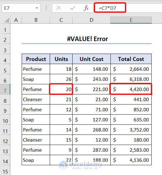 entering numerical value to avoid #value error